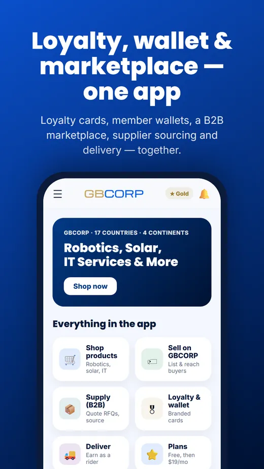 White-label super-app built by GBCORP